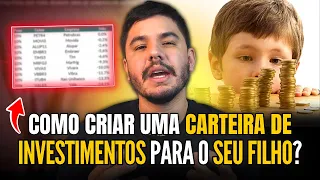 💸COMO MONTAR UMA CARTEIRA DE AÇÕES PARA OS SEUS FILHOS?