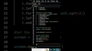 Python Turtle Tree Art Create Tree using Python Code