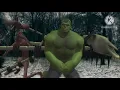 Download Lagu Horror skunx remake)siren head vs hulk vs long horse.