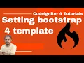 Setting bootstrap 4 template in Codeigniter 4 Bootstrap 4 in Codeigniter 4