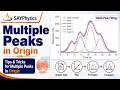 Curve Fitting of Multiple Peaks in OriginPro Tips and Tricks