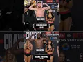 THE FINAL WEIGH IN FOR CANELO ALVAREZ AND TERENCE CRAWFORD