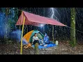 KAMPEREN TIJDENS HEVIGE REGEN MET ONWEER - EEN TENT OPZETTEN TOT WE DOORDRONKEN WAREN