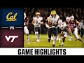 Cal vs Virginia Tech Game Highlights 2025 ACC Football