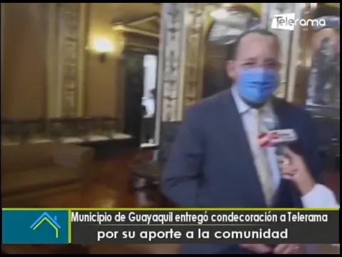 Municipio de Guayaquil entregó condecoración a Telerama por su aporte a la comunidad