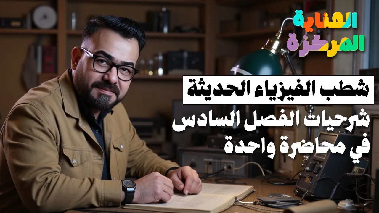 المراجعة المركزة للفيزياء || شرحيات الفصل السادس في محاضرة وحدة