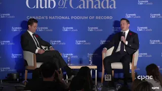 LIVE Keynote Speech At The Economic Club Of Canada 