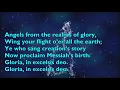 Lagu Angels From the Realms of Glory (Tune: Gloria {Iris} - 4vv) [with lyrics for congregations]
