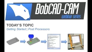 Getting Started Post Processors - BobCAD-CAM Webinar Series