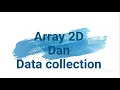 Array Array 2D Data Collection pada JAVA