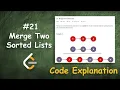 LeetCode 21 Merge Two Sorted Lists Iterative Approach JavaScript Solution