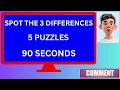 Think Like A Detective And Catch 3 Tricky Hidden Differences
