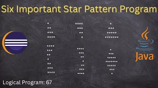 Star Pattern Programs in Java Diamond Triangle Pyramid Explained Step-by-Step Easy Pattern Prog