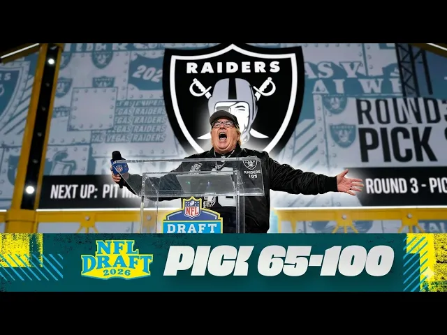 Video: NFL DRAFT 2026 Todos los Picks de la Tercera Ronda del 65-100