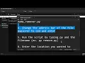Python Automation - Filename characters remover