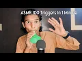 Download Lagu ASMR 100 Triggers In 1 Minute 