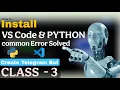 Python VS Code Setup Installation Common Errors Step-by-Step Guide