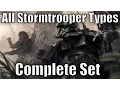 All Stormtrooper Types and Variants - Complete Set
