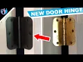 How to replace a door hinge without removing the door