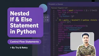 Nested If else using Python Python Tutorial Simple Hinglish