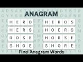 Anagram Words - Find Words Anagram Solver