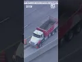 Stolen dump truck crashes during chase on Highway 50 in Sacramento