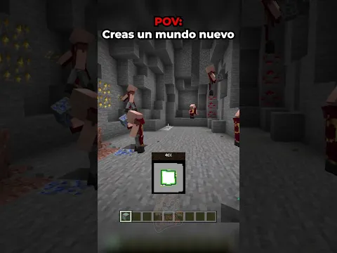 Minecraft Pov: Cuando generas un mundo nuevo!