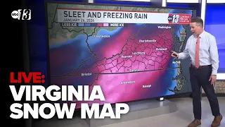 LIVE Meteorologist breaks down weekend snow map