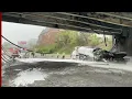 Interstate 95 in Norwalk closed after crash and fire