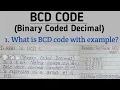 BCD code kya hai in hindi what is BCD code in hindi binary coded decimal kya hota hai with example