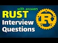RUST Interview Questions Answers 2026 Edition