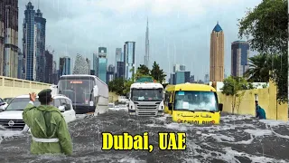 Download Dubai is sinking badly! Severe Flooding Turns Roads Into Rivers in Dubai, UAE MP3