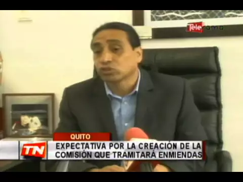 Expectativa por la creación de la comisión que tramitará enmiendas