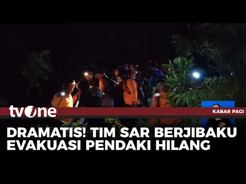 Tim SAR Gabungan Evakuasi 20 Pendaki di Gunung Nepo