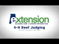 4-H Beef Judging Structural Correctness in Beef Cattle