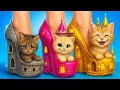 Download Lagu Rescued Cat Gets Her Own Secret Mansion 🏰🐱