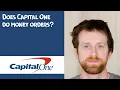 Does Capital One do money orders