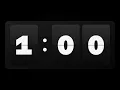 1 00 Flip Clock Timer Retro Split-Flap Countdown Silent No Music