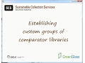 SCS and GreenGlass Establishing Your List of Comparator Libraries