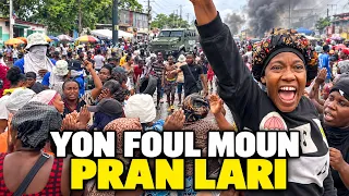 FLASH ! Yon foul moun Bandi te kouri dèyè yo Pran lari nan moman an kont Gouvènman