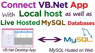 How to Connect VB Net Application with MySQL Database - Urdu