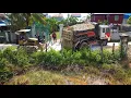 Lagu First Start New PROJECT!! LANDFILL Delete Deep Land in Flooded Area Use Strong Dozer \u0026 5Ton Truck.
