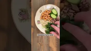 سالاد کوس کوس یا دانه های ریز آرد سمولینا با تن ماهی رسپی Food رژیمی سالاد Salad Couscous  سالاد کوس کوس یا دانه های ریز آرد سمولینا با تن ماهی رسپی Food رژیمی سالاد Salad Couscous