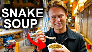 我在中国尝试奇特美食