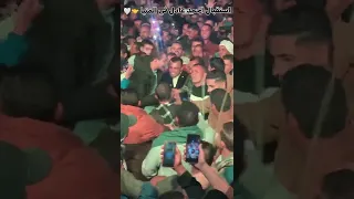 استقبال حاشد للفنان احمد عادل في محافظة المنيا 