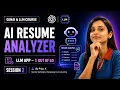 Built an AI Resume Analyzer in Python LLM App of 150