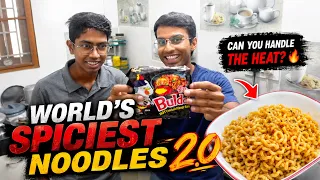 🔥HOT SPICY NOODLES CHALLENGE ‼️2.0 🥵 | VelBros Tamil