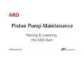 Lift and Ram Operation ARO Piston Pump Operation Maintenance