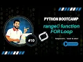 Python Programming Bootcamp range for Loop in Python Repeat Code the Smart Way