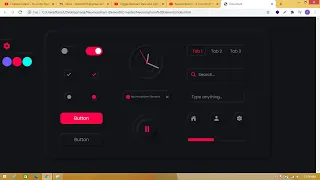 Toggle Between Dark and Light Mode using CSS Javascript CSS Neumorphism Working Analog Clock